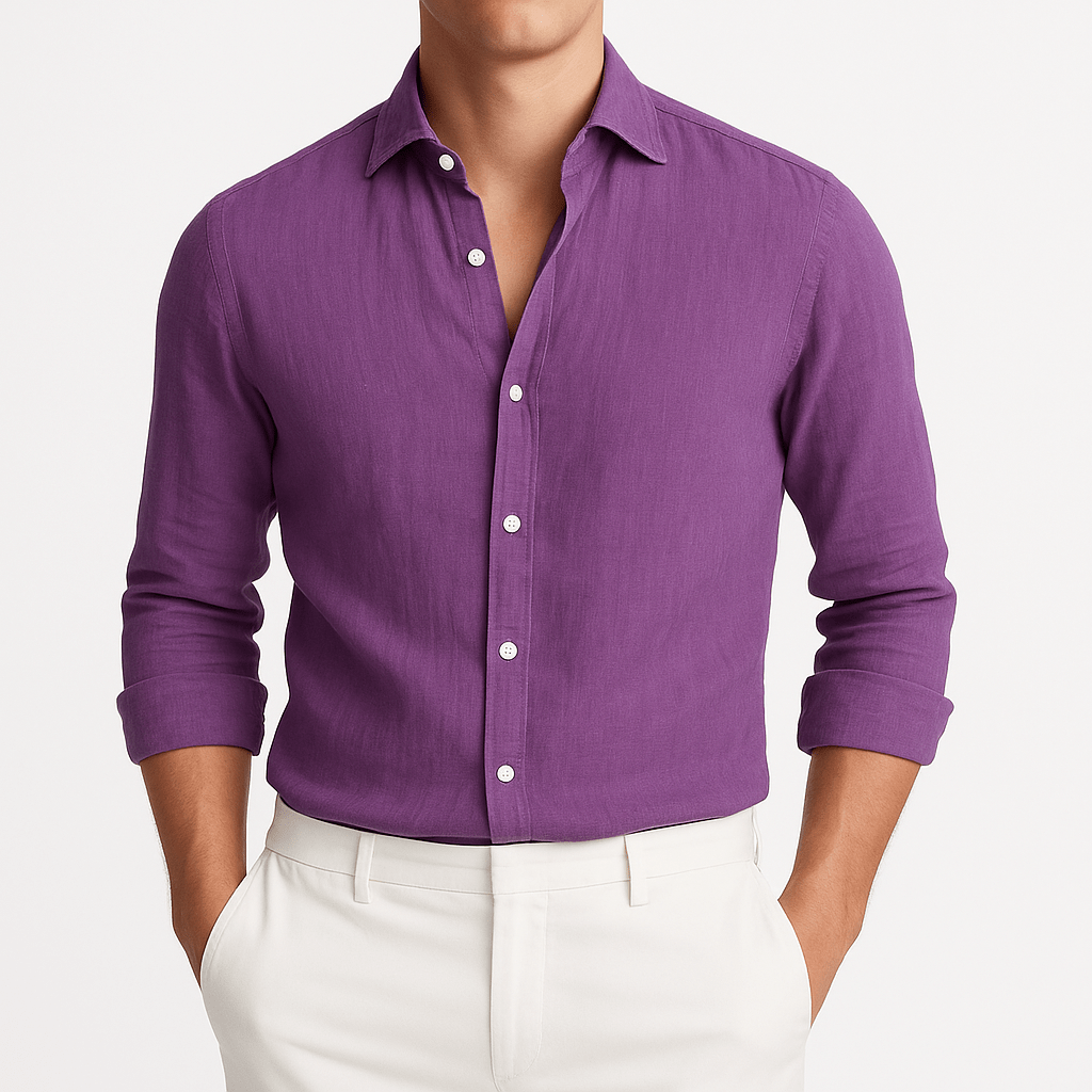 Haven Hills Lightweight Long Sleeve Shirt with Roll Up Sleeves