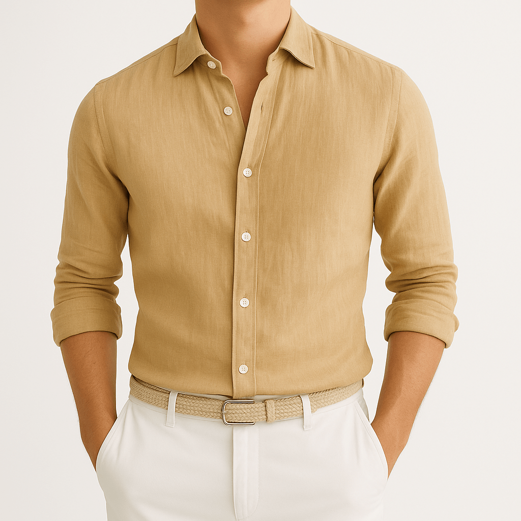 Haven Hills Lightweight Long Sleeve Shirt with Roll Up Sleeves