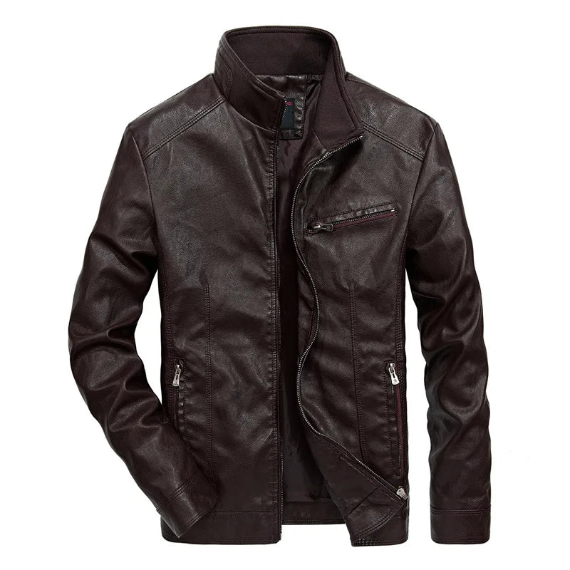 Charles Modern Moto Leather Jacket