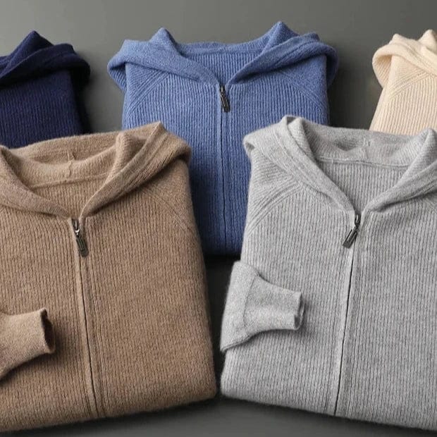 Arden Royal Merino-Wool Zip-Up
