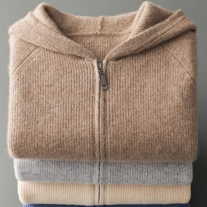 Arden Royal Merino-Wool Zip-Up