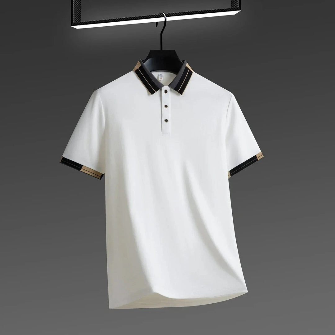 Lenoir Polo with Contrasting Finishes