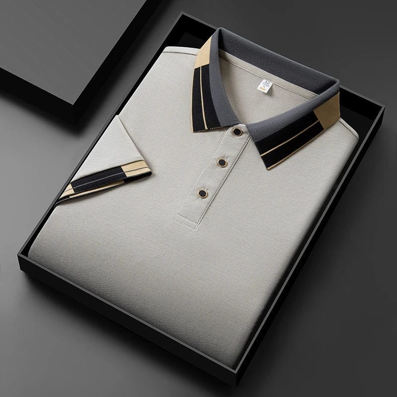Lenoir Polo with Contrasting Finishes