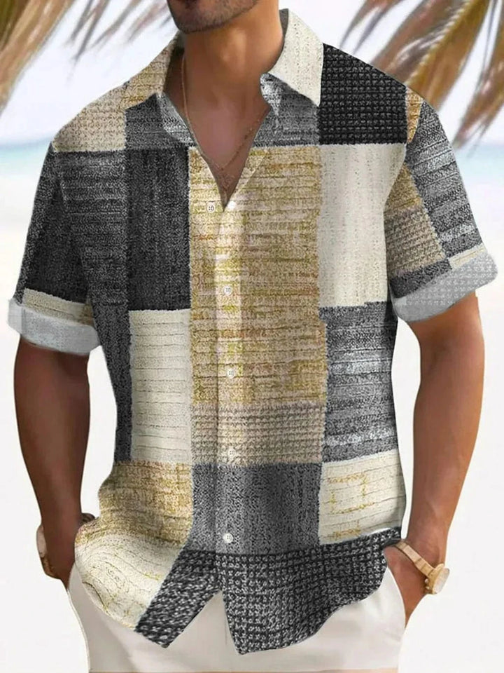Aaron Breathable Patchwork Shirt