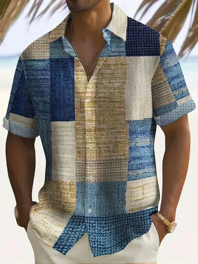 Aaron Breathable Patchwork Shirt