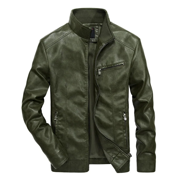 Charles Modern Moto Leather Jacket