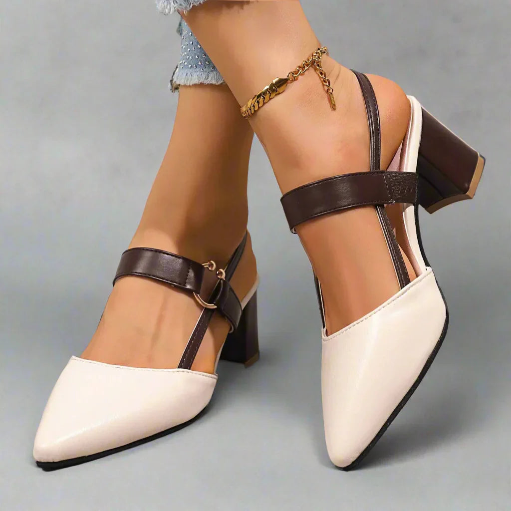 Tessa Luxe Leather Heels