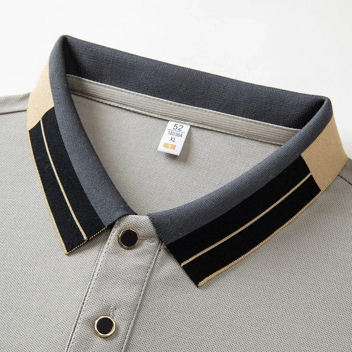 Lenoir Polo with Contrasting Finishes