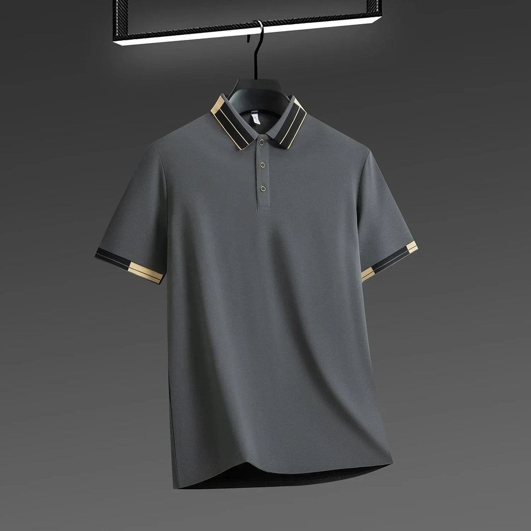 Lenoir Polo with Contrasting Finishes