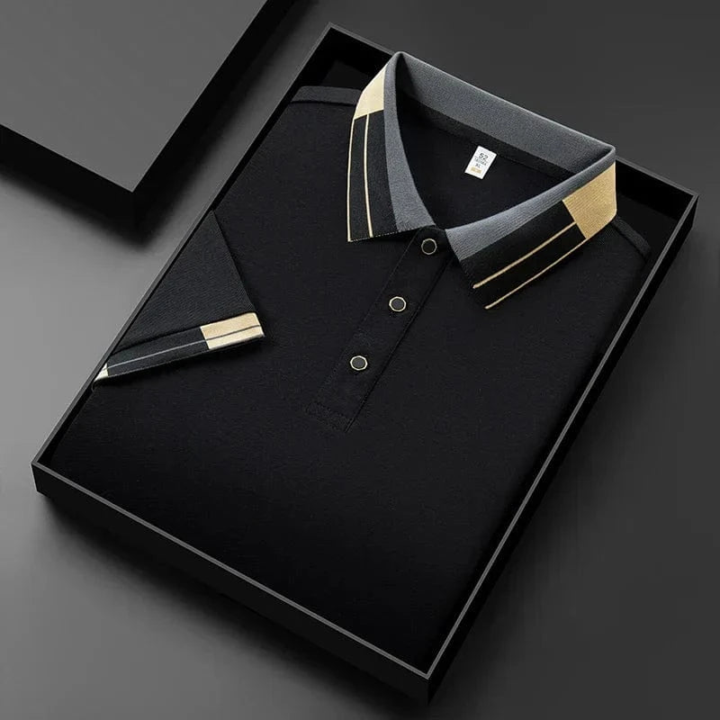 Lenoir Polo with Contrasting Finishes