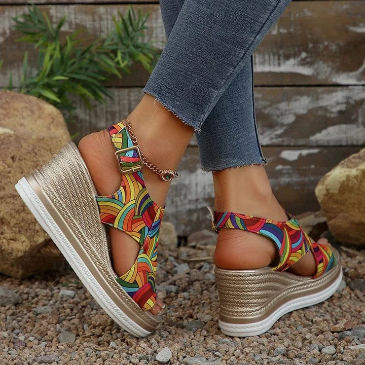 Janeiro Wedge Heel Sandals