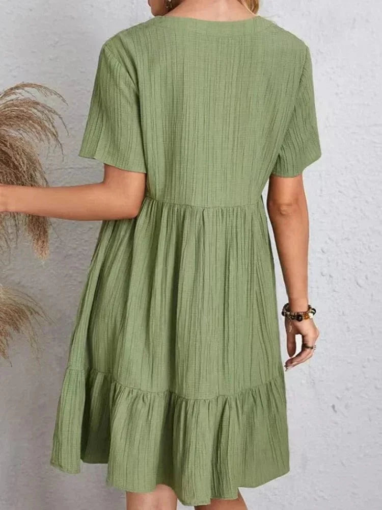 Enora - Robe élégante flatteuse pour le ventre
