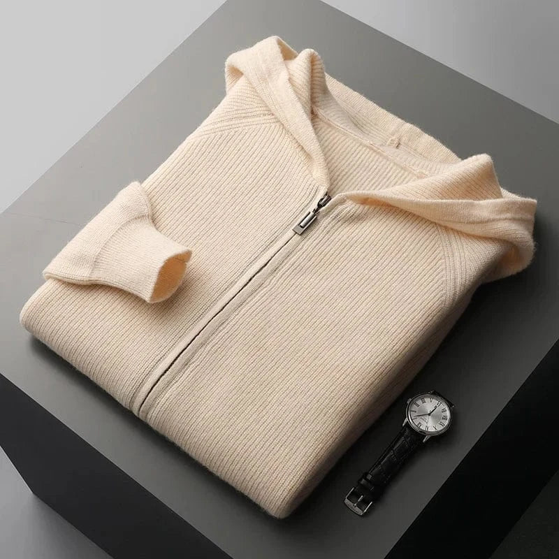Arden Royal Merino-Wool Zip-Up