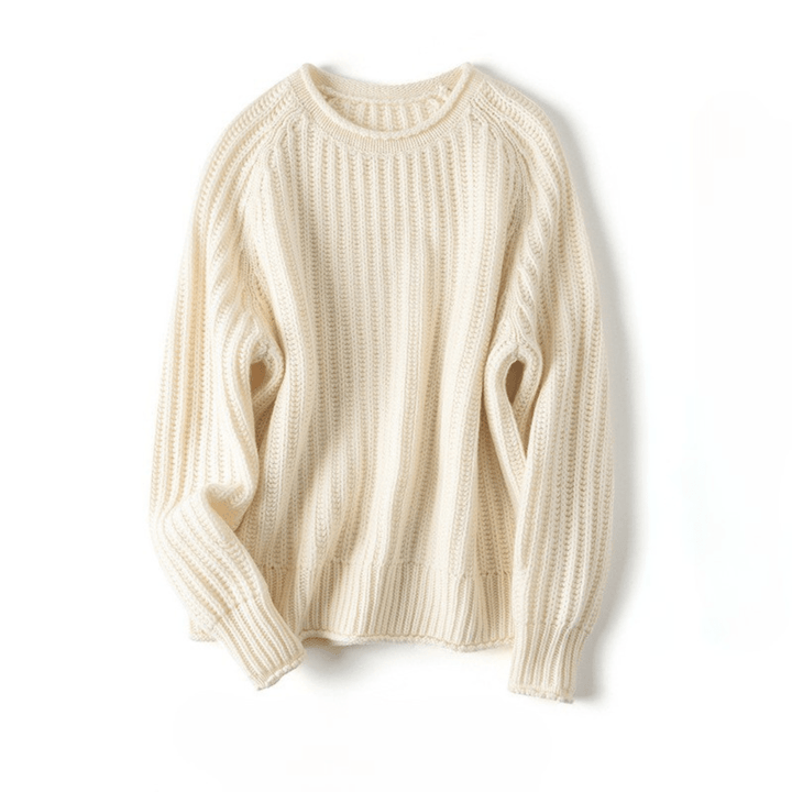 Serena Cashmere Relaxed Rib Sweater