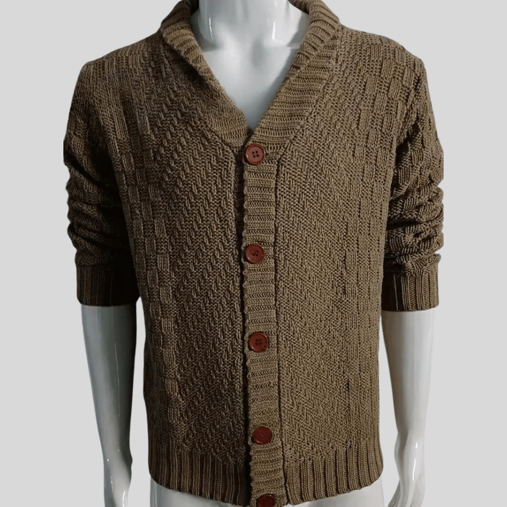 Ronan Textured Knit Cardigan