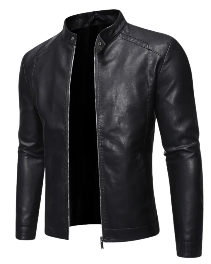 Oliver Slim-Fit Leather Jacket
