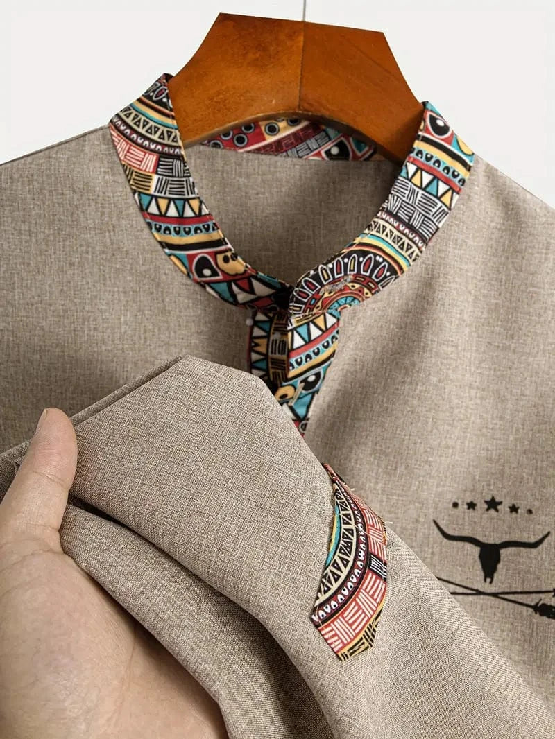 Lenoir Elegant Short-Sleeve Shirt