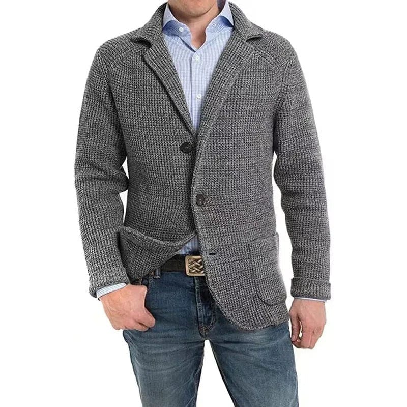 Milo Ribbed Blazer-Cardigan