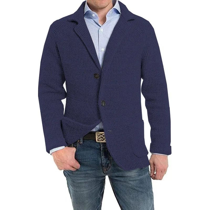 Milo Ribbed Blazer-Cardigan