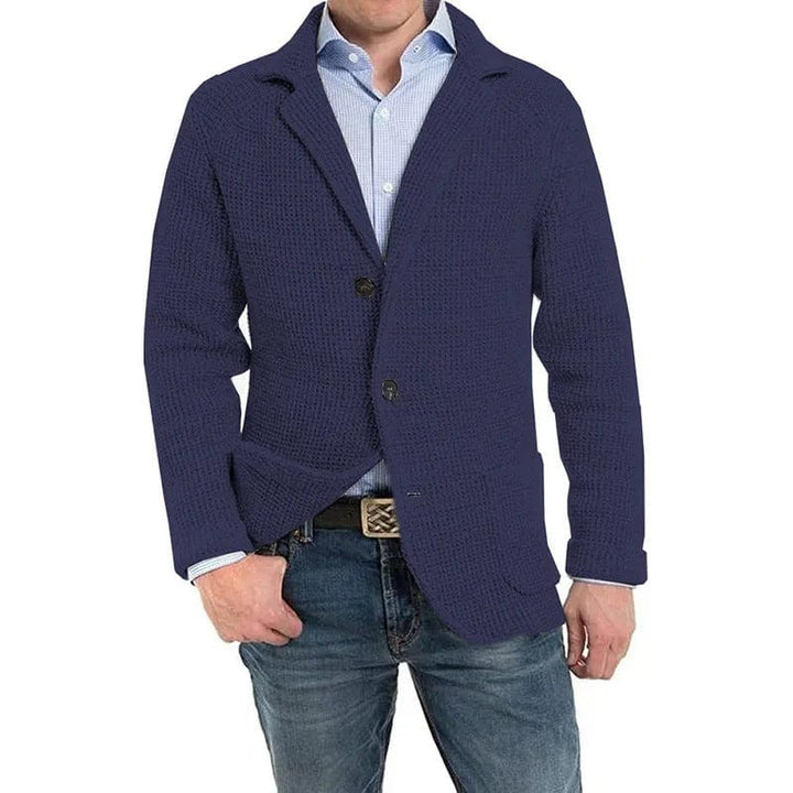 Milo Ribbed Blazer-Cardigan