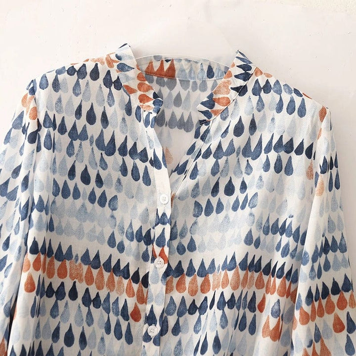 AMERA LINEN BLOUSE