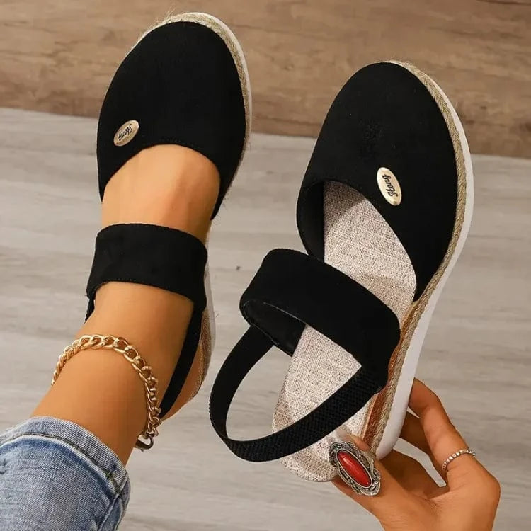 Antonia Orthopedic Canvas Sandals