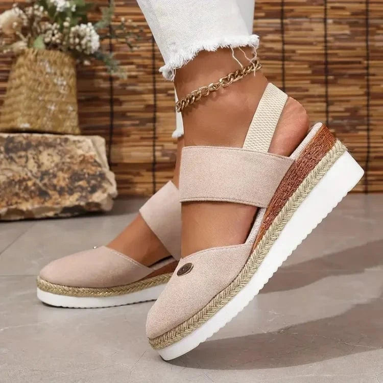 Antonia Orthopedic Canvas Sandals