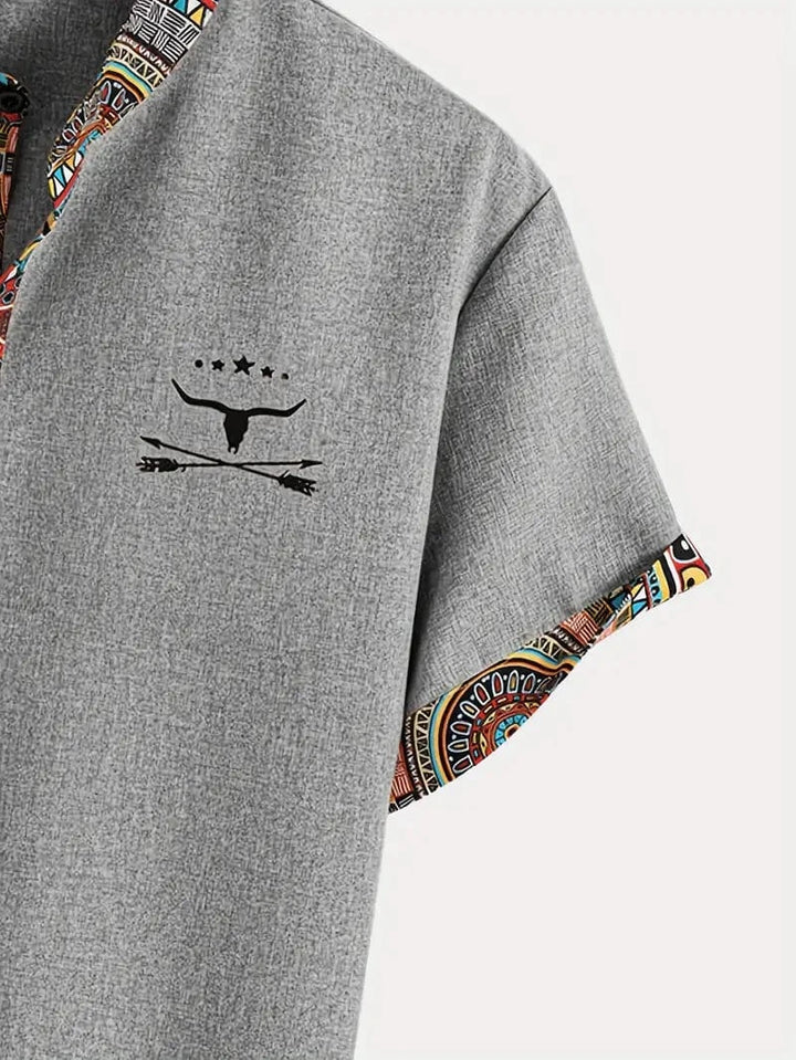 Lenoir Elegant Short-Sleeve Shirt