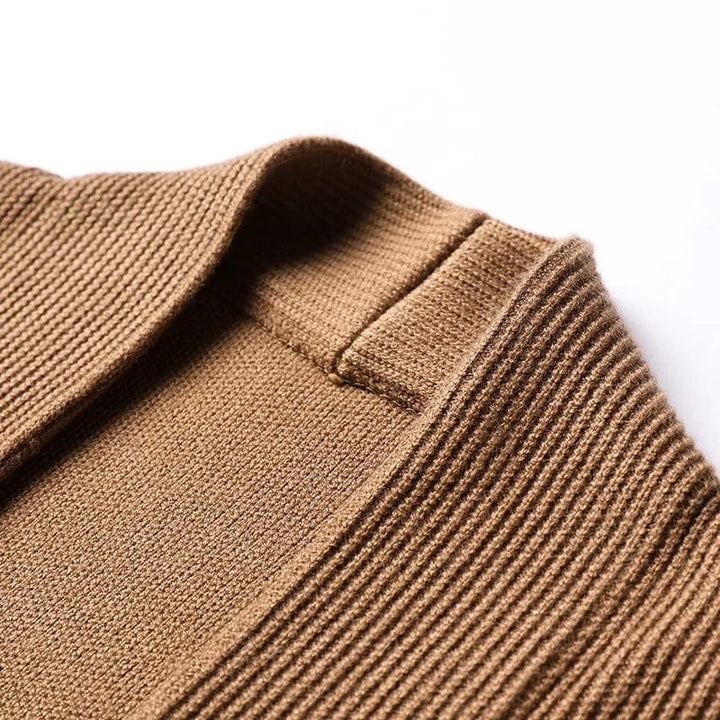 Emory Ribbed Button-Up Sweater