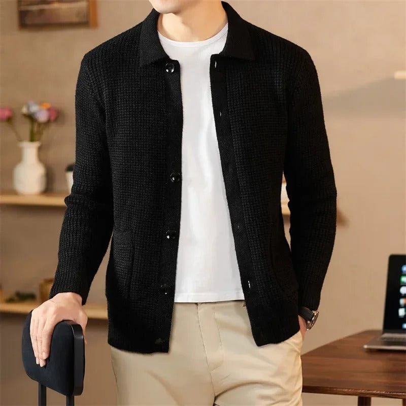 Lennox Textured Knit Cardigan