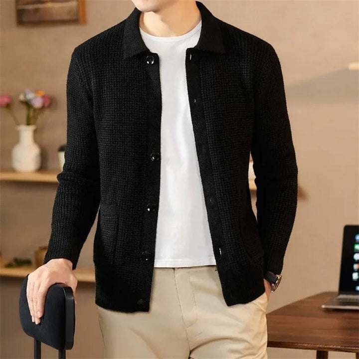 Lennox Textured Knit Cardigan