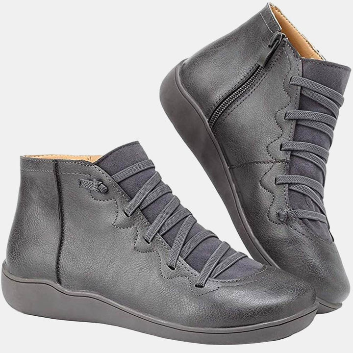 Avery Block Heel Lace-up Boots