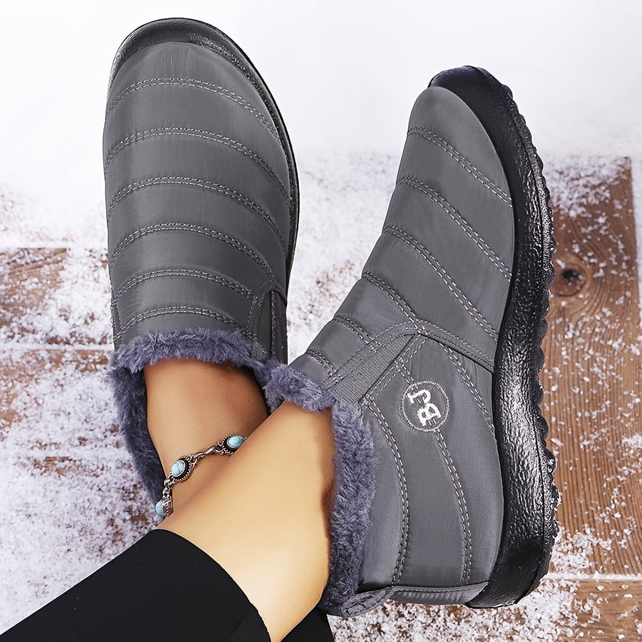 Victoria | Warm Winter Slip-On Boots.