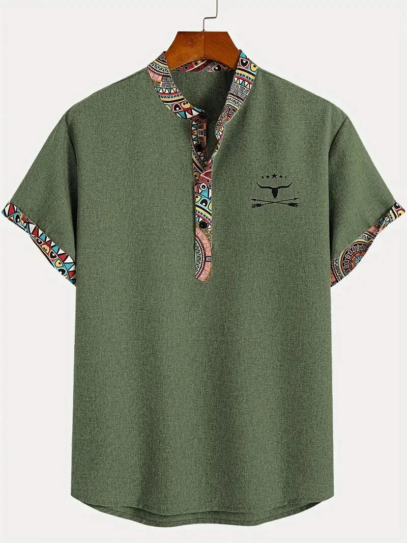 Lenoir Elegant Short-Sleeve Shirt