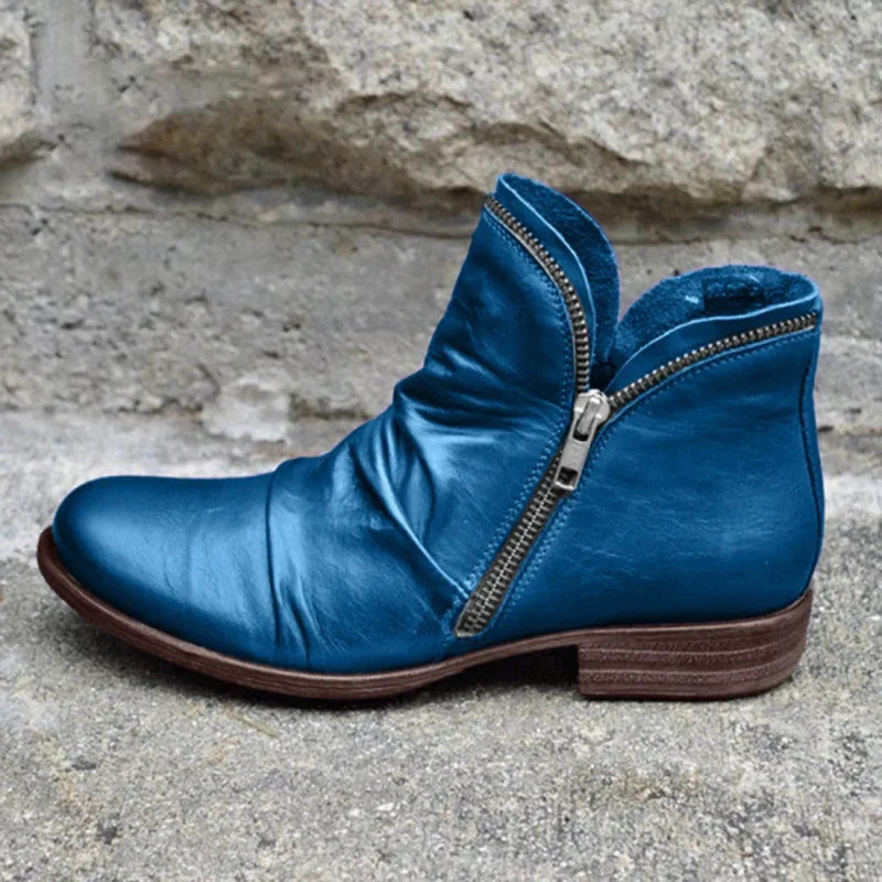 Camille Artisan Zip Bootie