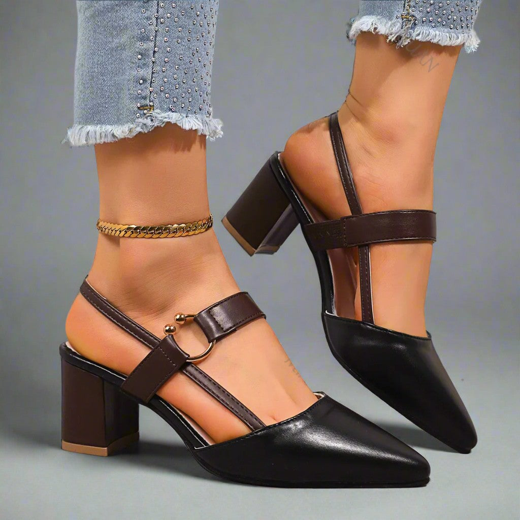 Tessa Luxe Leather Heels