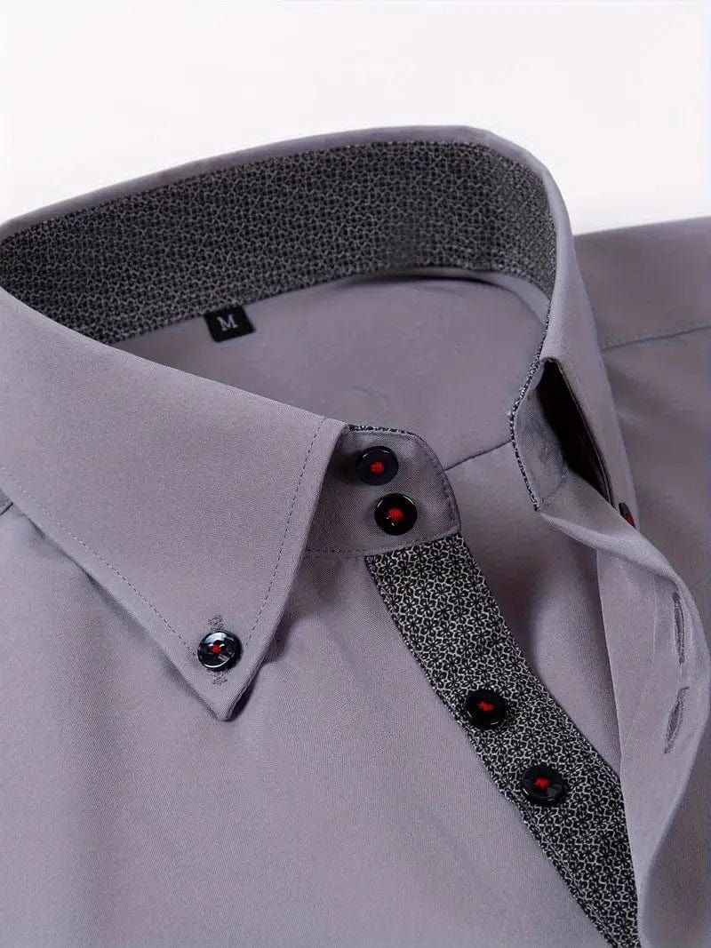 Hank Kent Dual-Tone Cotton Shirt