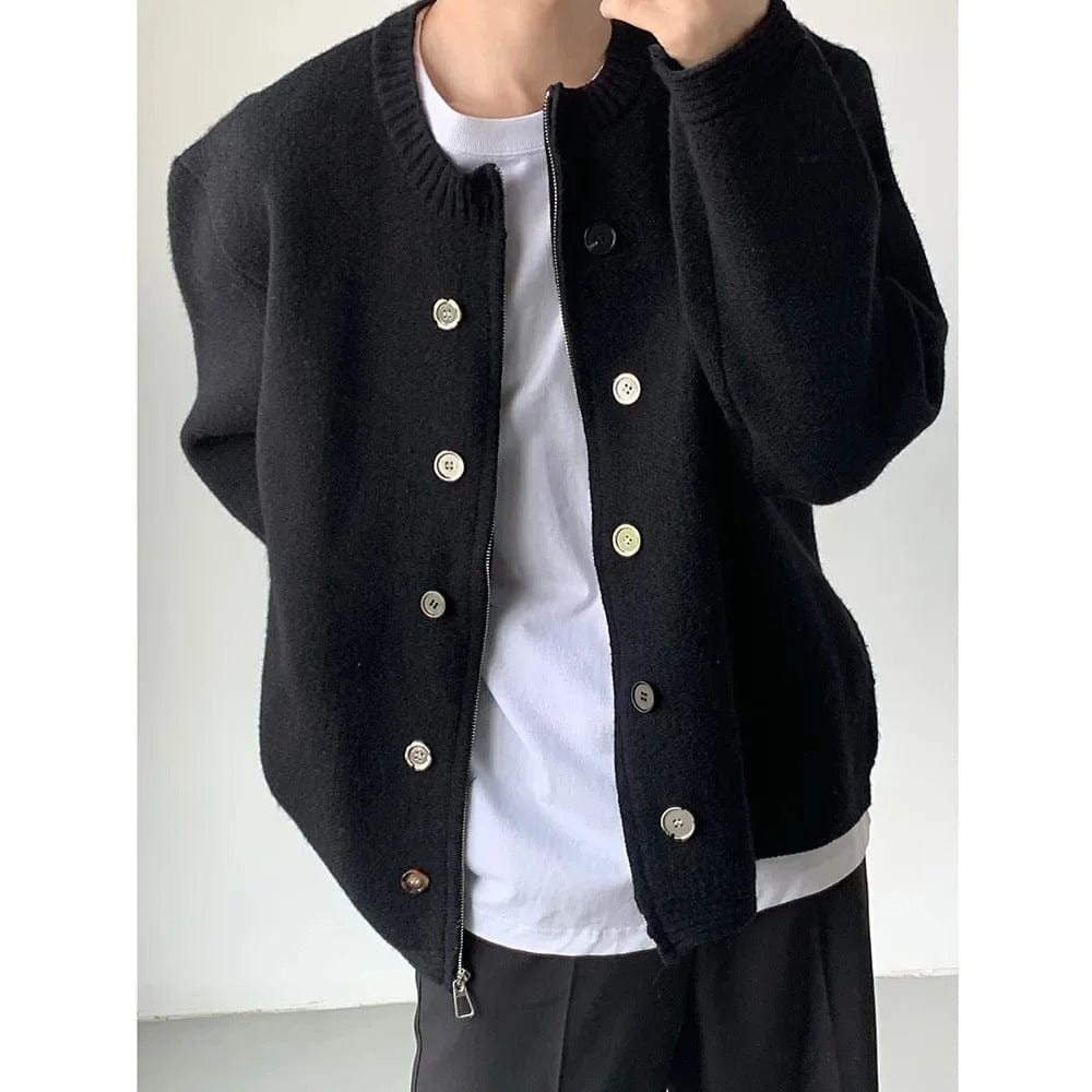 Calder Minimal Button Cardigan