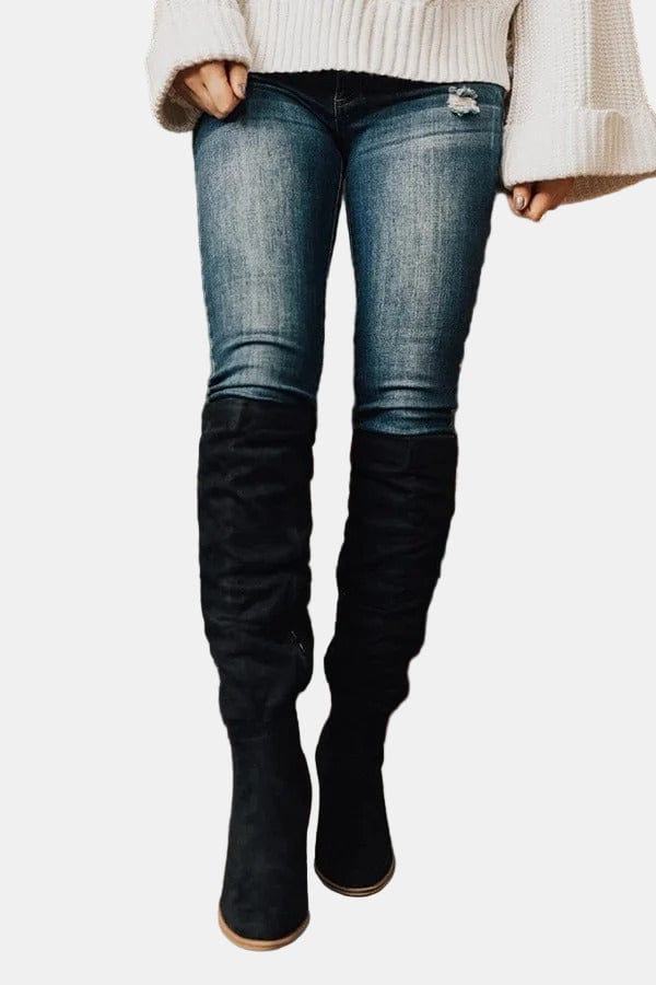 Sophie Leather Heeled Boot