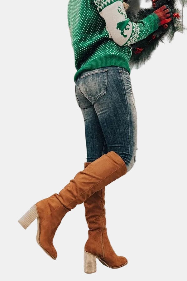 Sophie Leather Heeled Boot