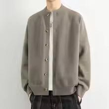 Julian Gold-Button Cardigan