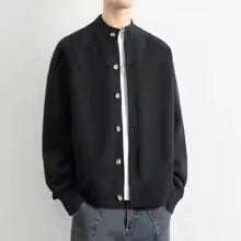 Julian Gold-Button Cardigan