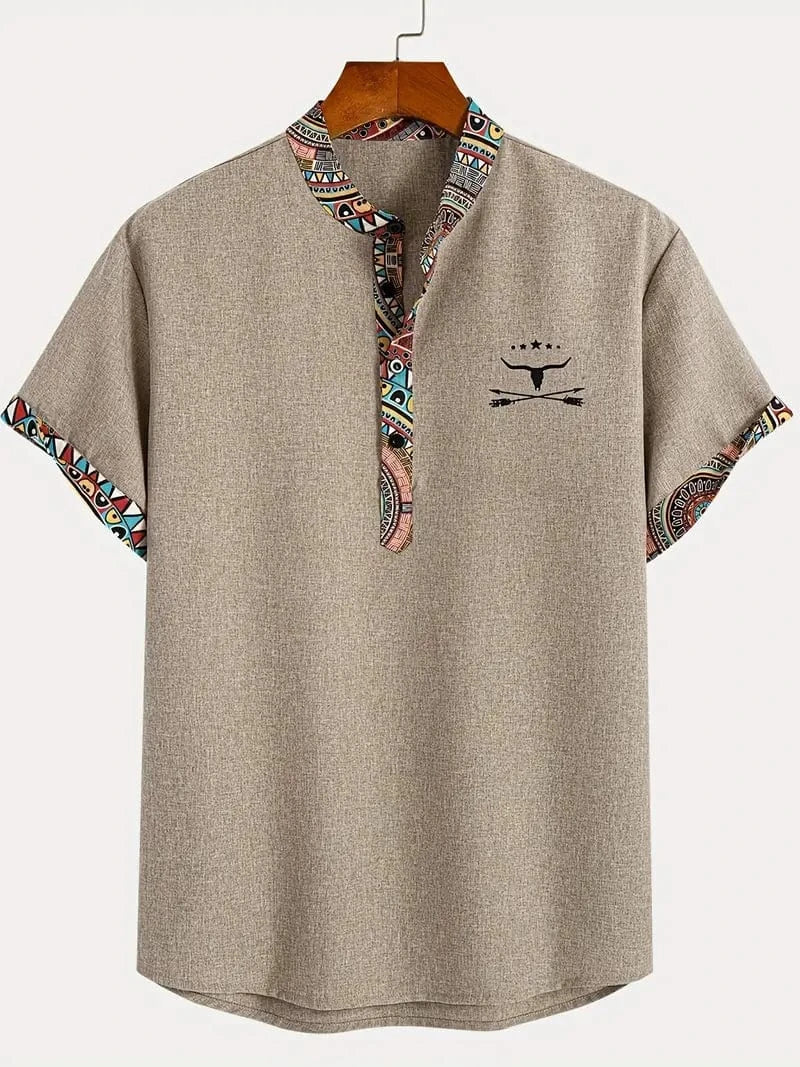 Lenoir Elegant Short-Sleeve Shirt