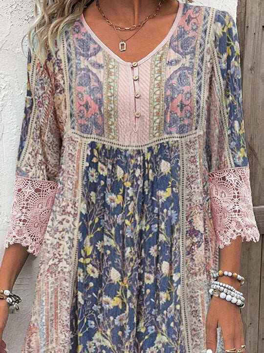 Kirsten Patterned Dress