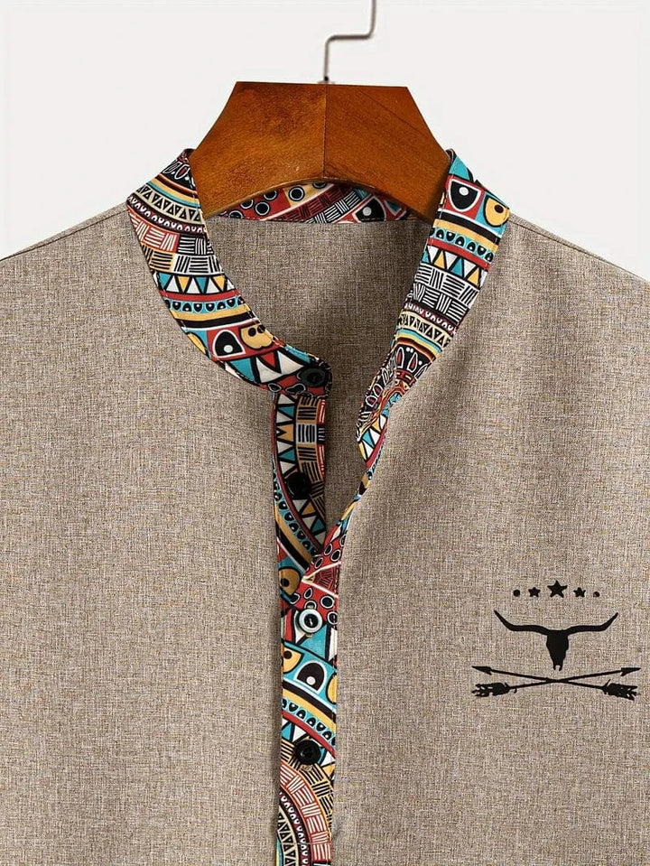 Lenoir Elegant Short-Sleeve Shirt