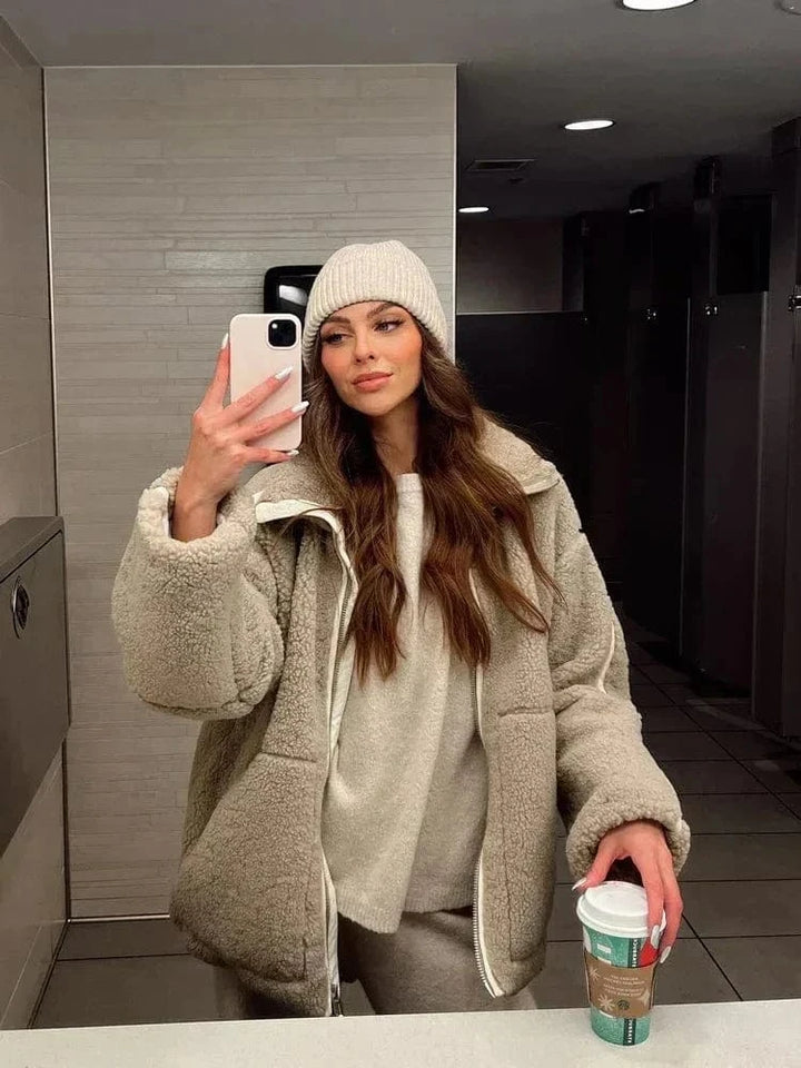 Ashford Oversized Fleece Zip-Up