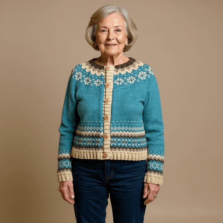 Charlotte - Cardigan Vintage Fait Main