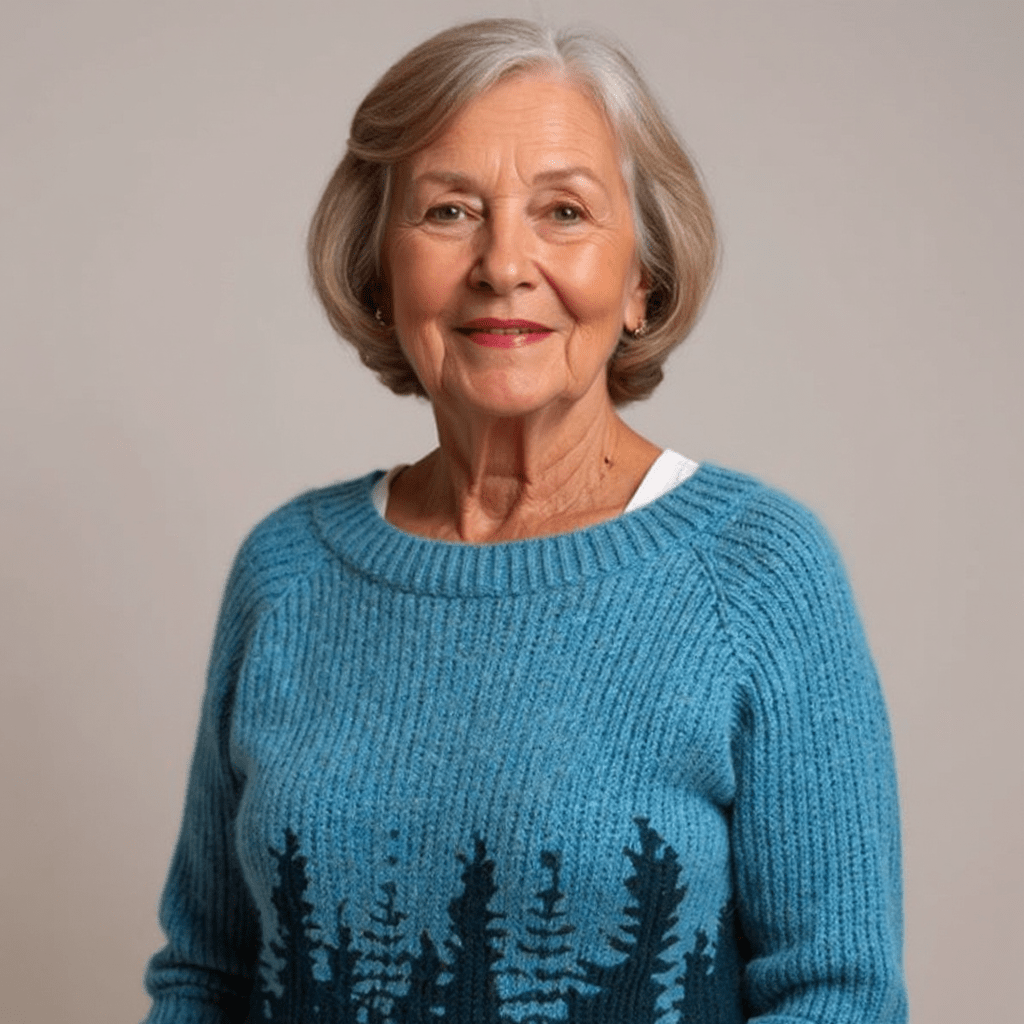 Mila – Retro Knit Cardigan