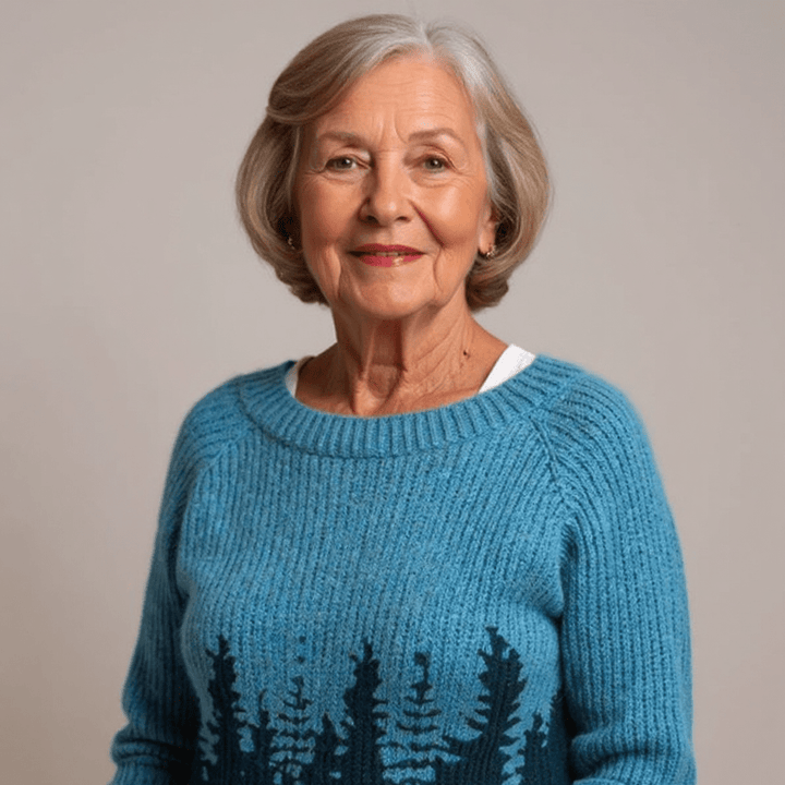 Mila – Retro Knit Cardigan