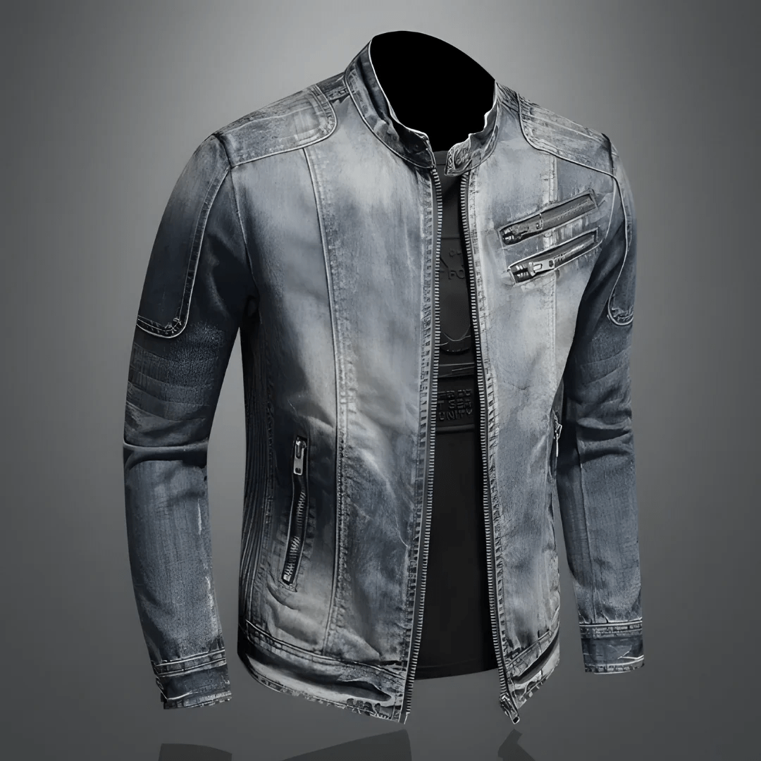 Jett Gunmetal Rider Jacket